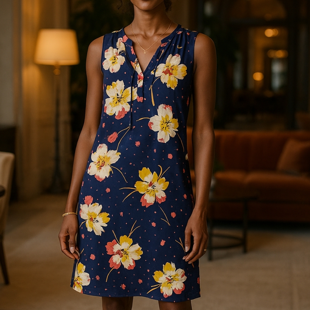 Old Navy Multicolor Floral Dress